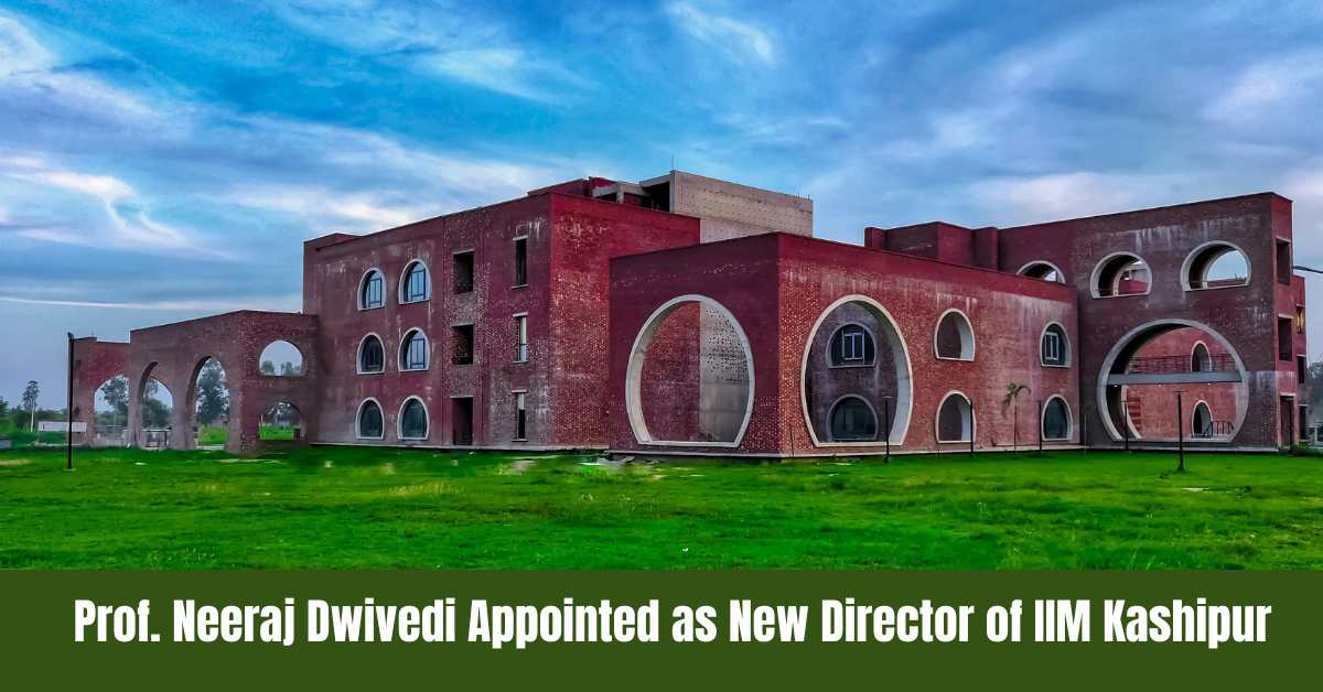 Prof. Neeraj Dwivedi Appointed as New Director of IIM Kashipur